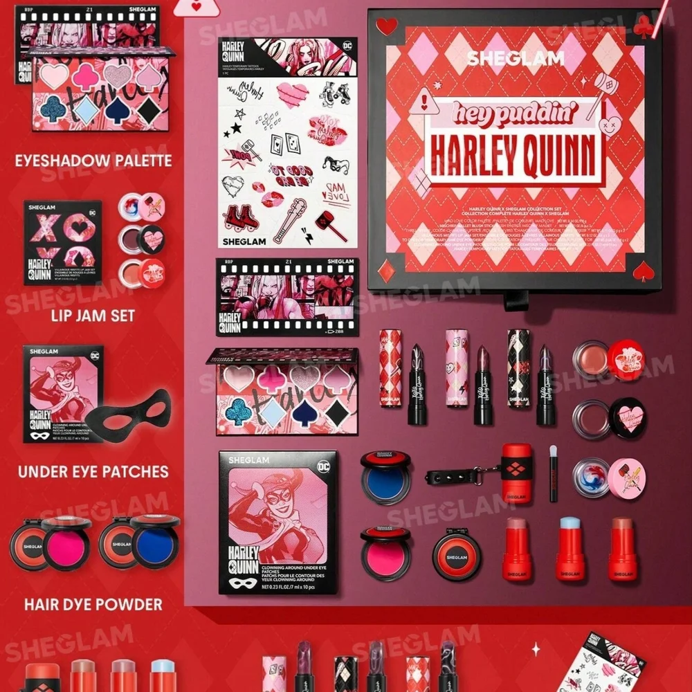 Glam Red and Black Makeup Organizer for Stylish Storage